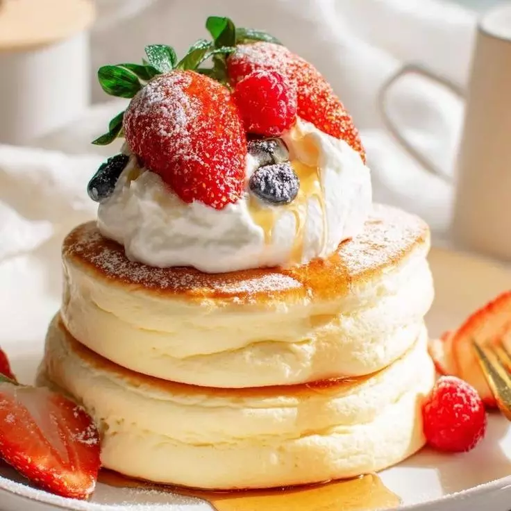Fluffy plain pancake