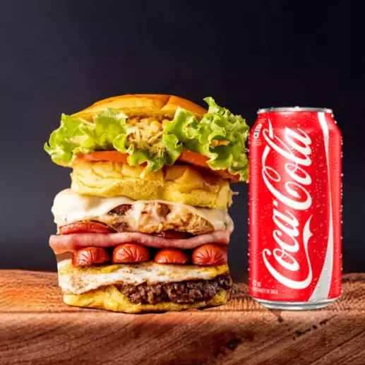 X - Tudo + Refri lata 350 ML