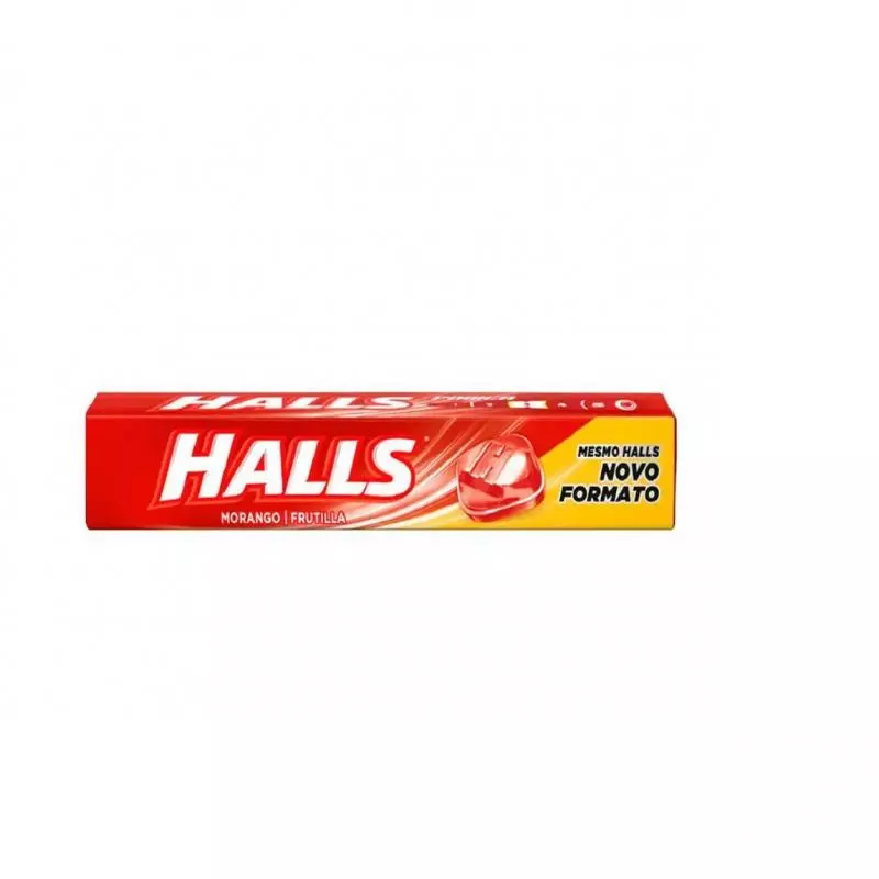Bala Halls Morango 28g
