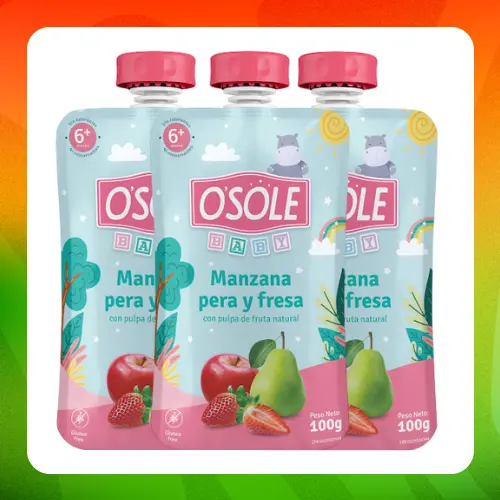 Bulto Osole Manzana Pera Fresa 100g