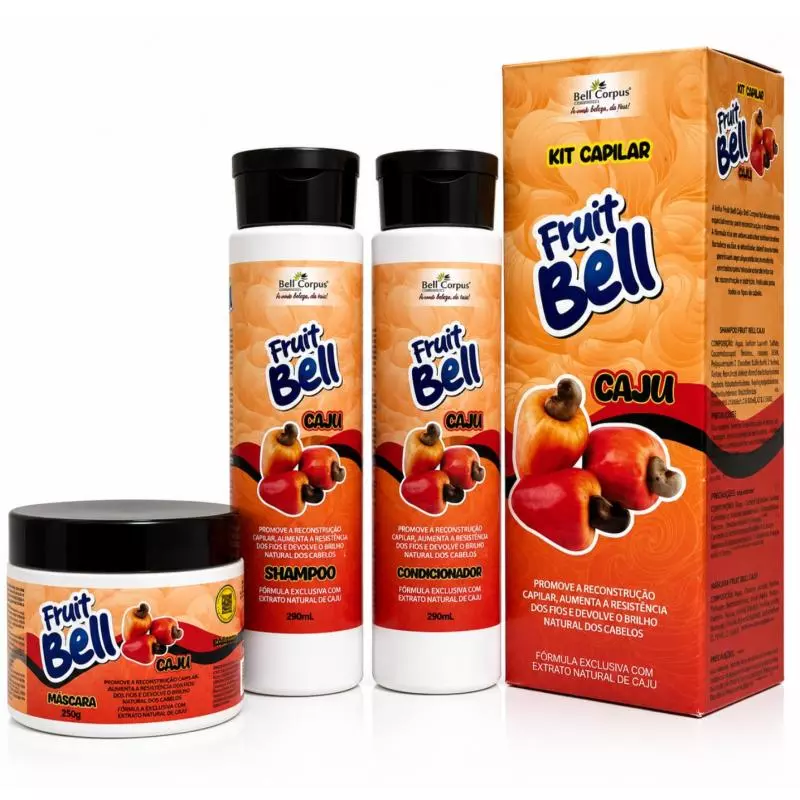 KIT CAPILAR FRUIT BELL CAJU 3X1