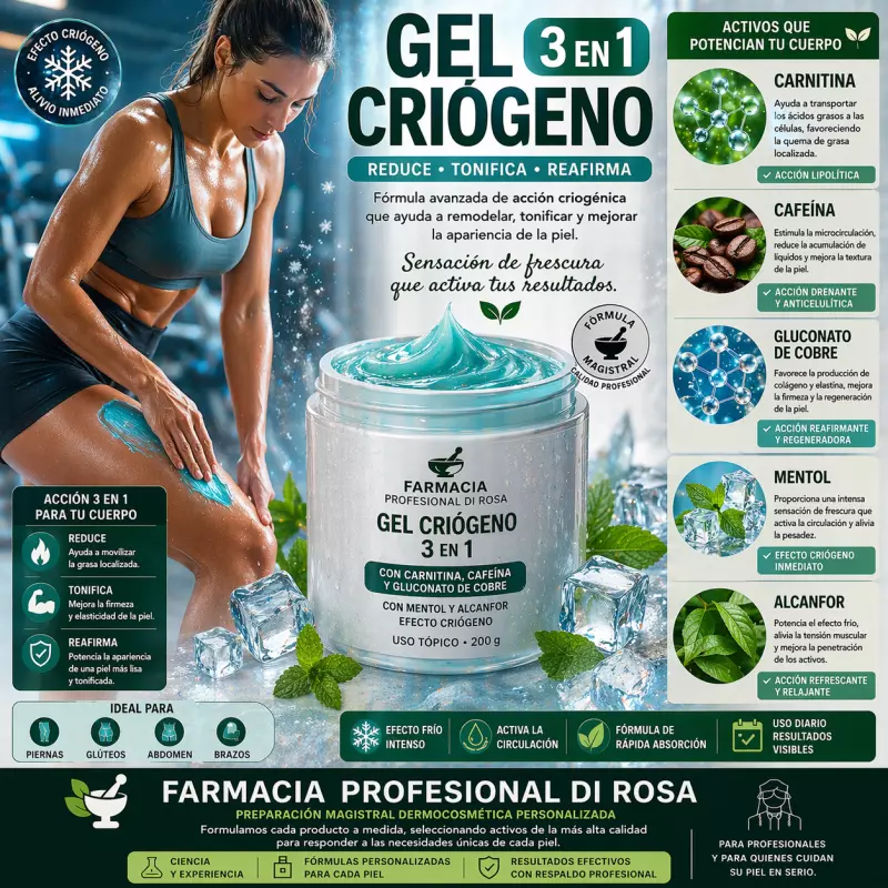 Gel Criógeno 3 en 1