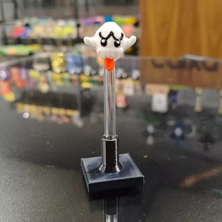 Piteira de Vidro Fantasma Mario