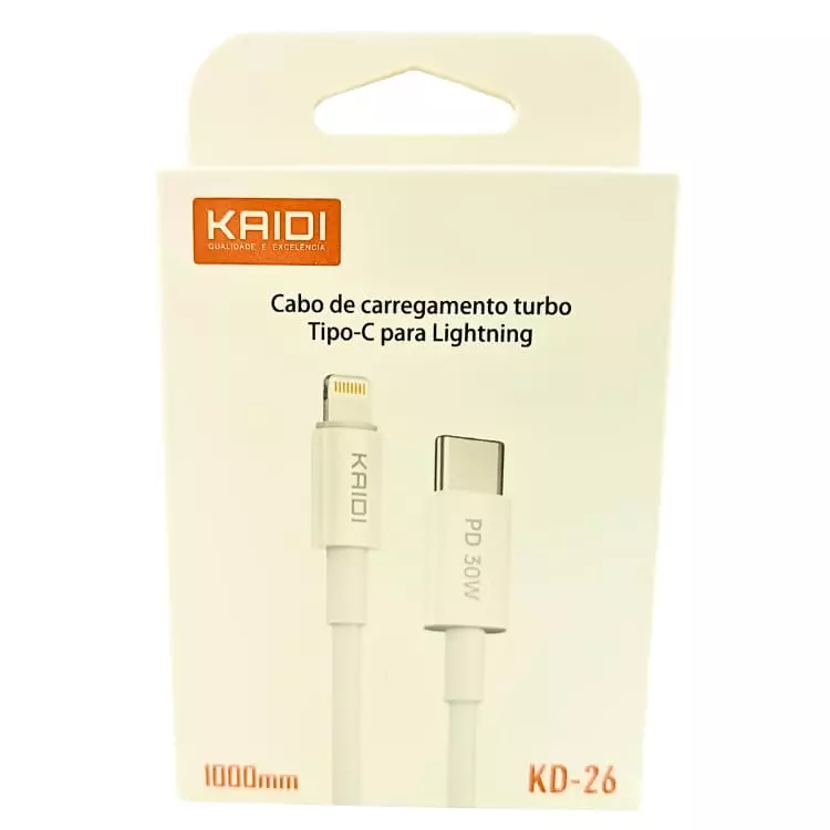 CABO KAIDI USB-C LIGHTNING KD-26