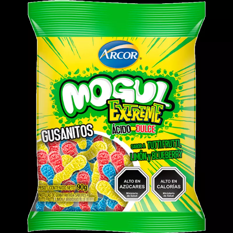 Gomitas mogul extreme 25g (gusanos)