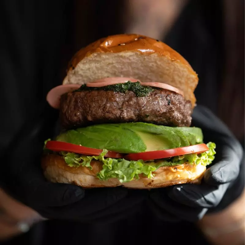 Alpaca Burger c/ Chimichurri Andino