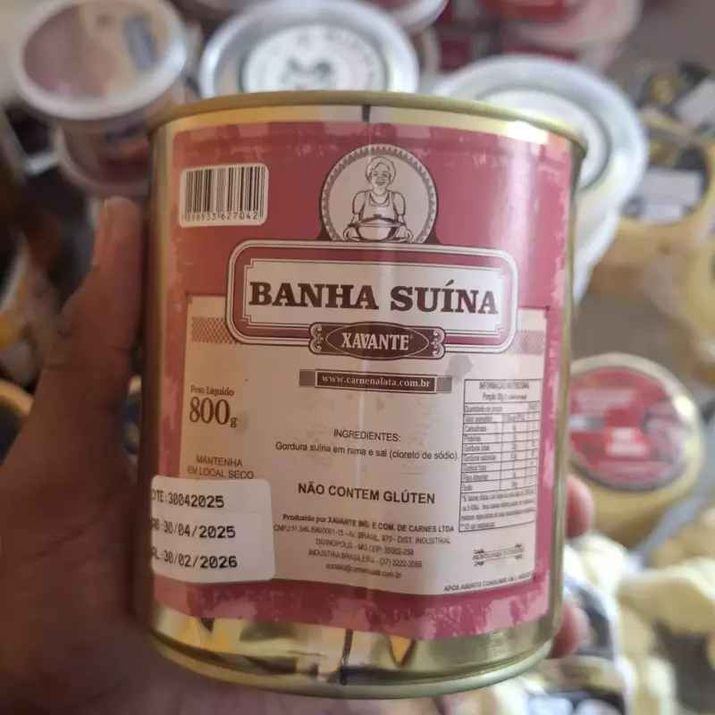 BANHA DE PORCO 800G