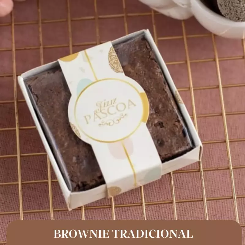 Brownie Tradicional - Feliz Páscoa