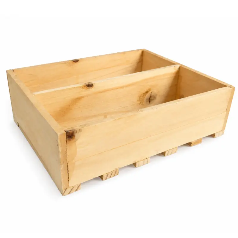 Caja madera dividida