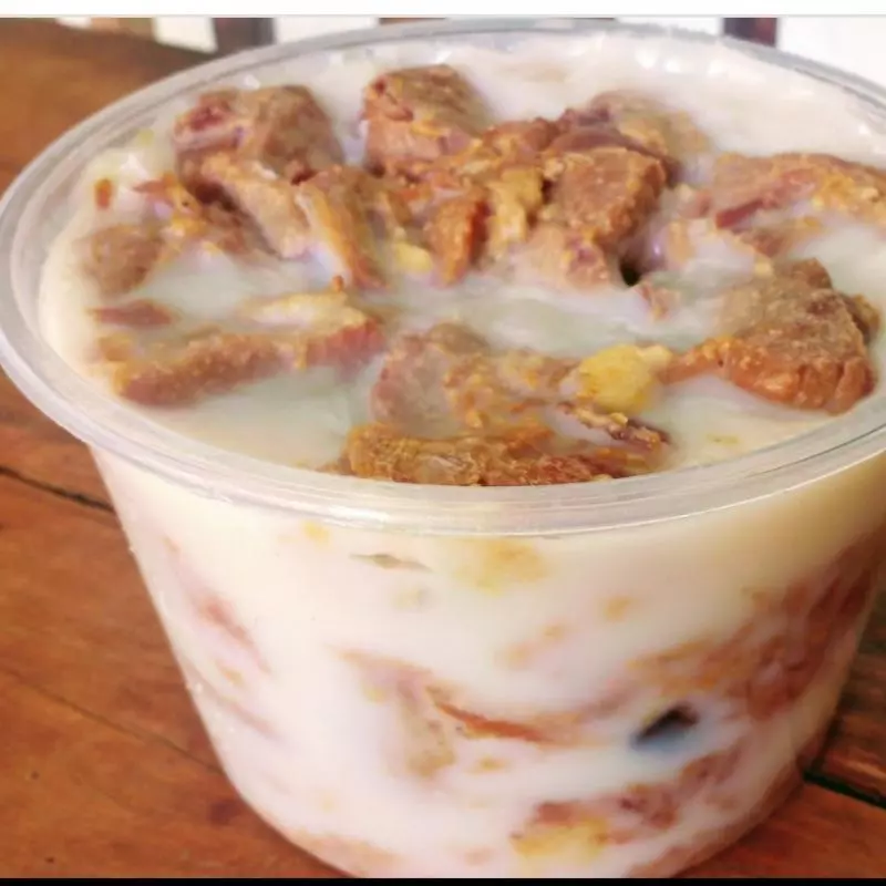 Banha de porco com carne