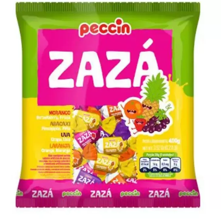 BALA ZAZÁ SORTIDA 600 G PECCIN