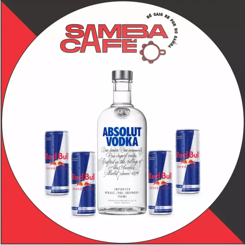VODKA ABSOLUT + 4 RED BULL (COMBO)