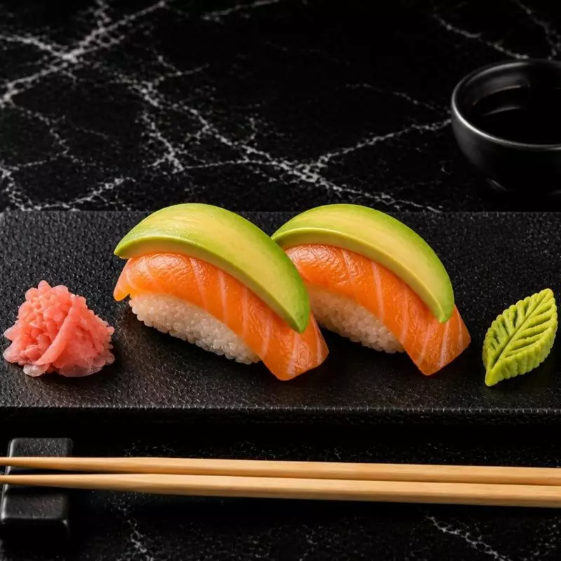 Nigiri de Salmón y Paltax2