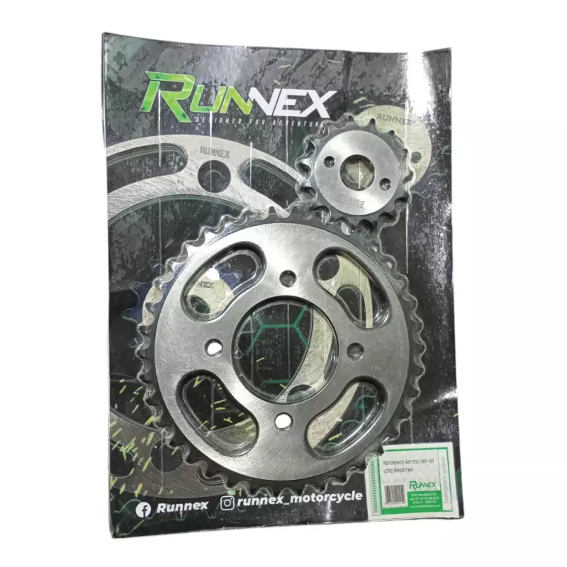 SET SPROCKET AKT EVO 38T15T  428 ESP