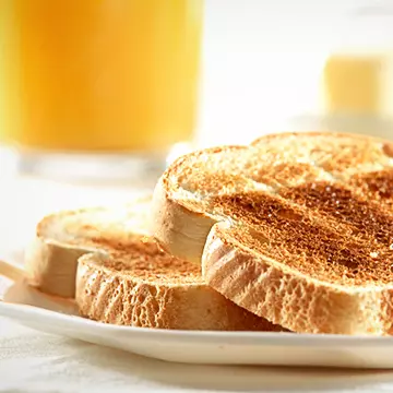 Torradas com manteiga