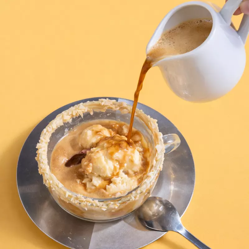 Affogato di caffe