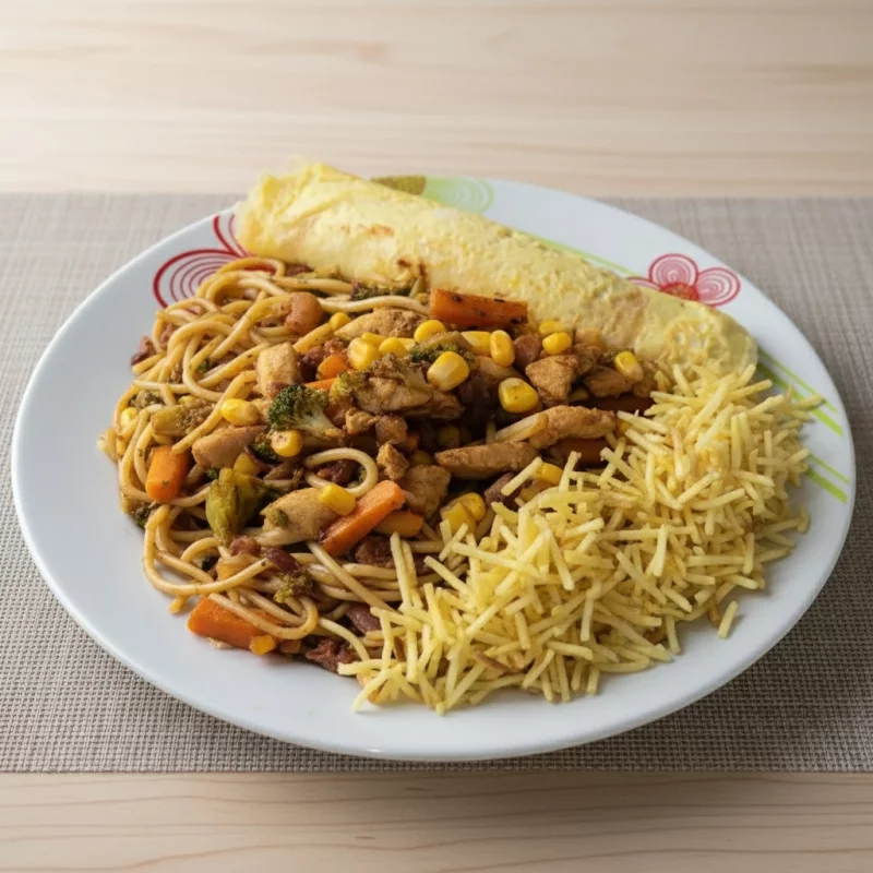 Macarrão de frango