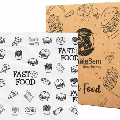 Embalagem Fast Food 400un