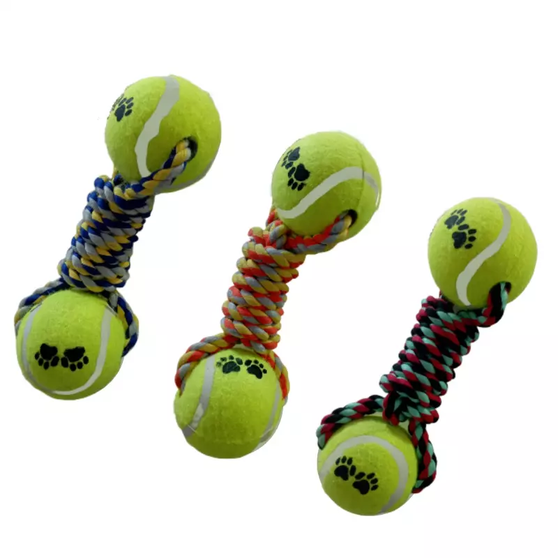 Mancuerna con pelotas de Tennis