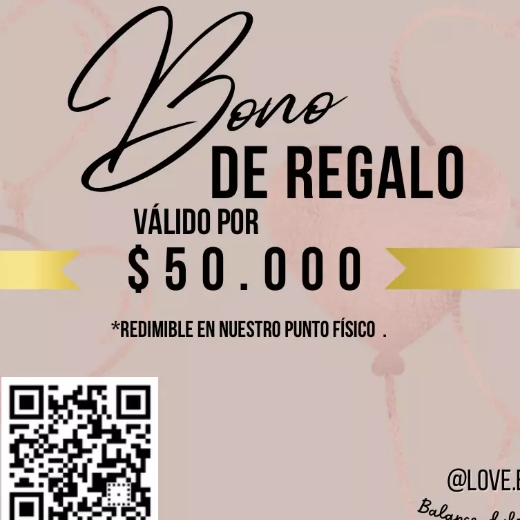 BONO DE REGALO