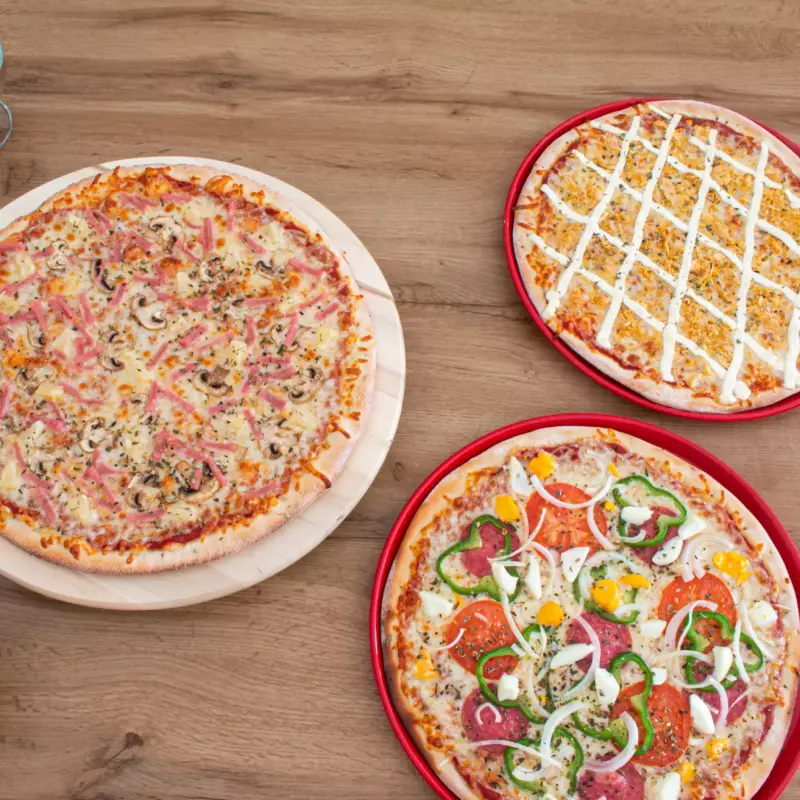 3x1 É TRIPLO: 3 PIZZAS MÉDIAS