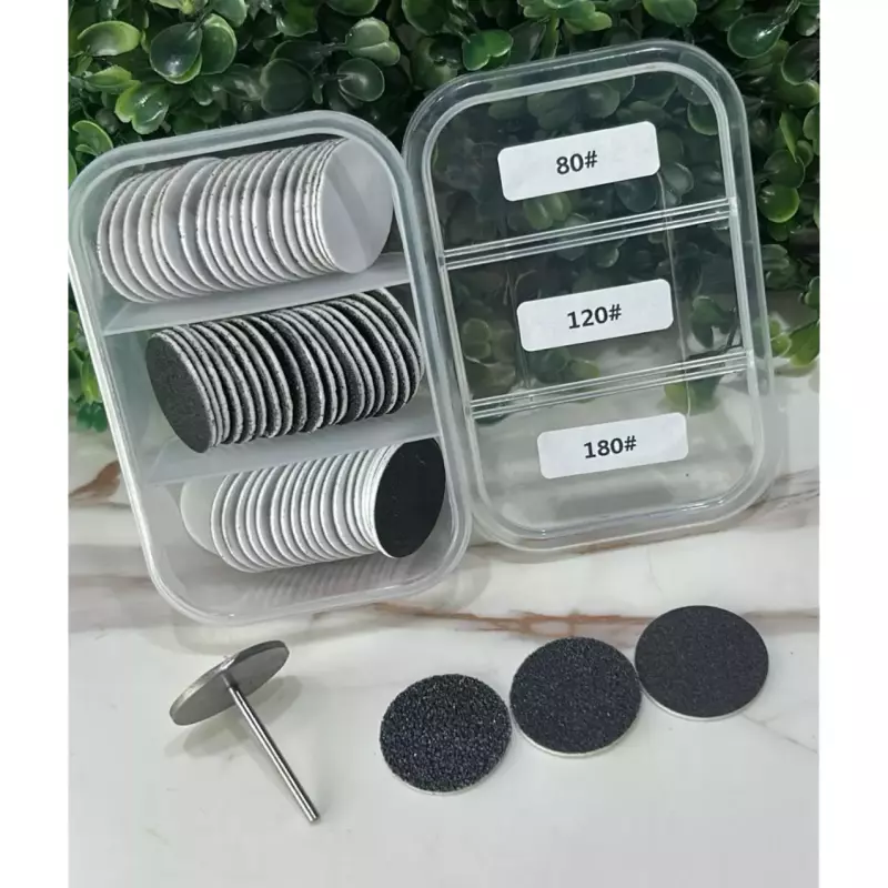 Kit Refil De Lixa Em Disco Broca