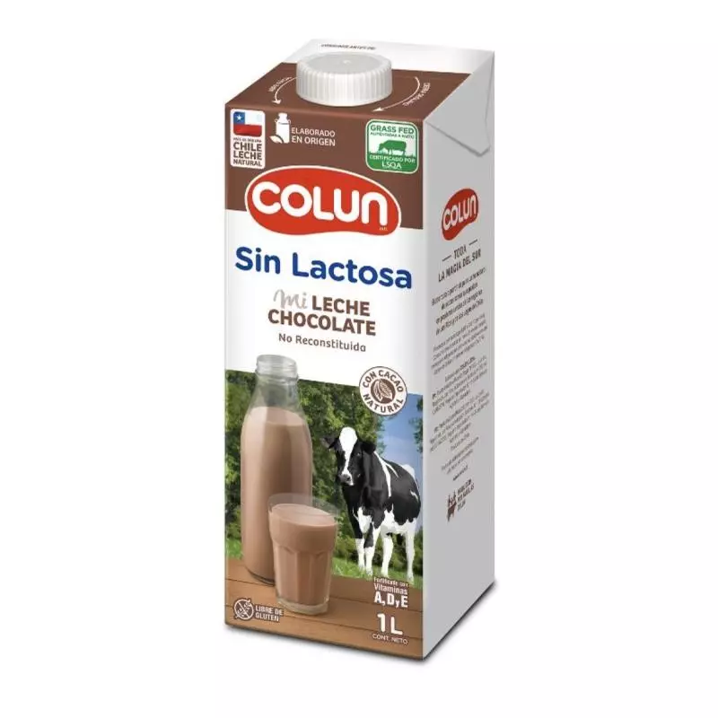 Leche chocolate sin lactosa 1L COLUN