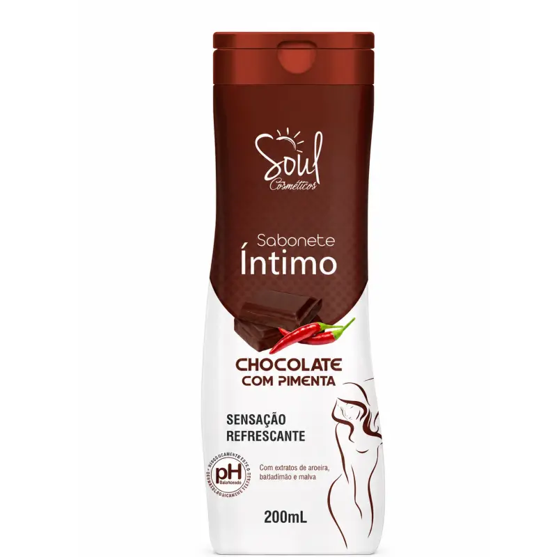 Sabonete Íntimo Choco./Pimen. Soul