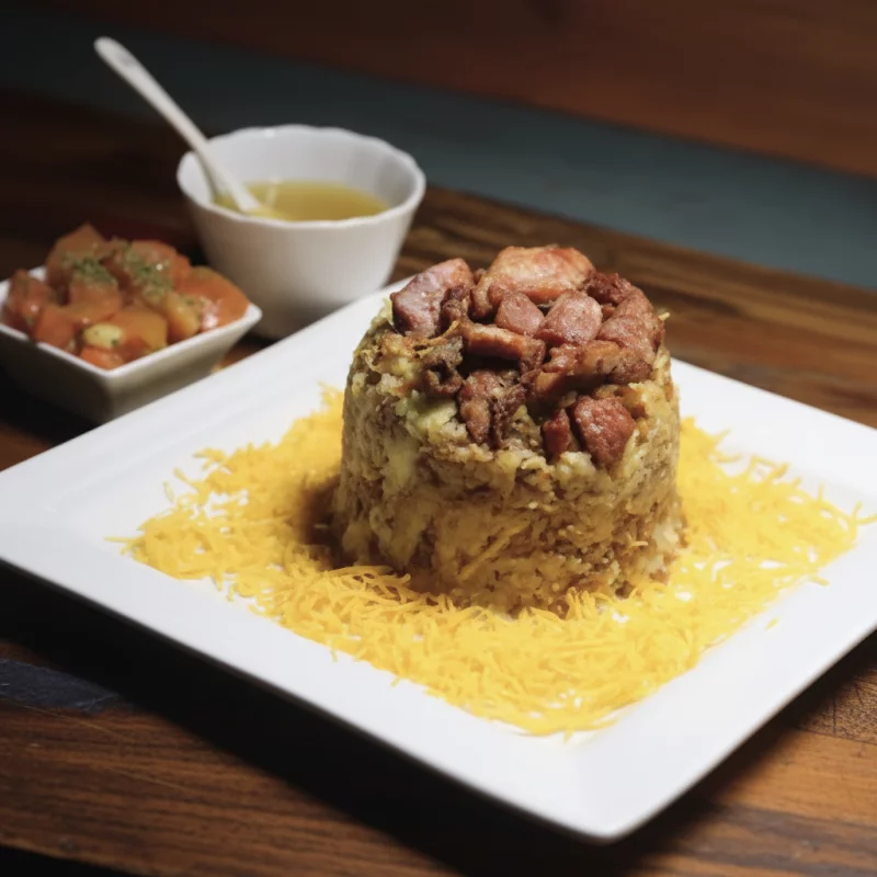 Mofongo de Carne Salada