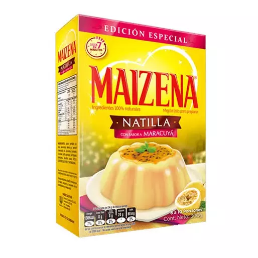 CAJA NATILLA MARACUYA MAIZENA 300 GR