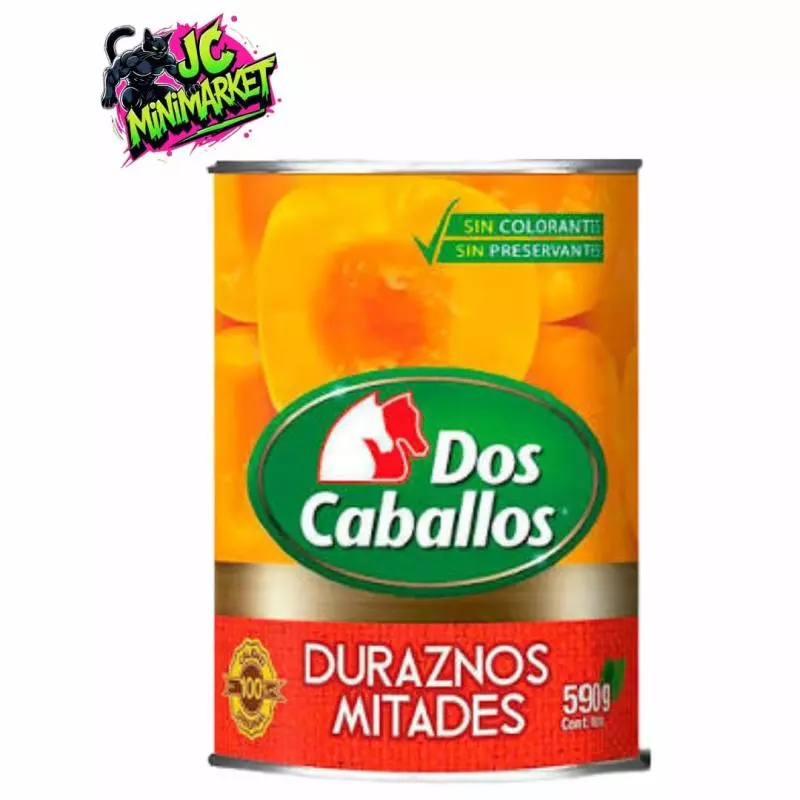 DURAZNO EN MITADES 590 DOS CABALLOS