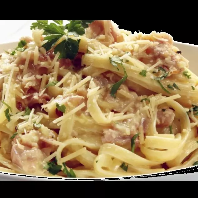 Macarrão a Carbonara de Calabresa G