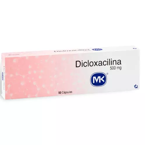 DICLOXACILINA 500MG CAJA X 50 CAP