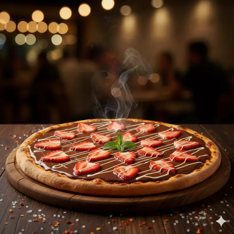 Pizza Chocolate & Morango