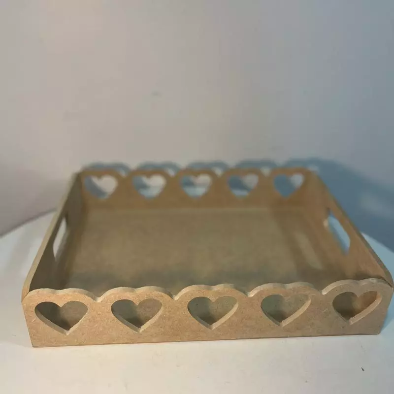 Cesta retangular coração COD: 150281