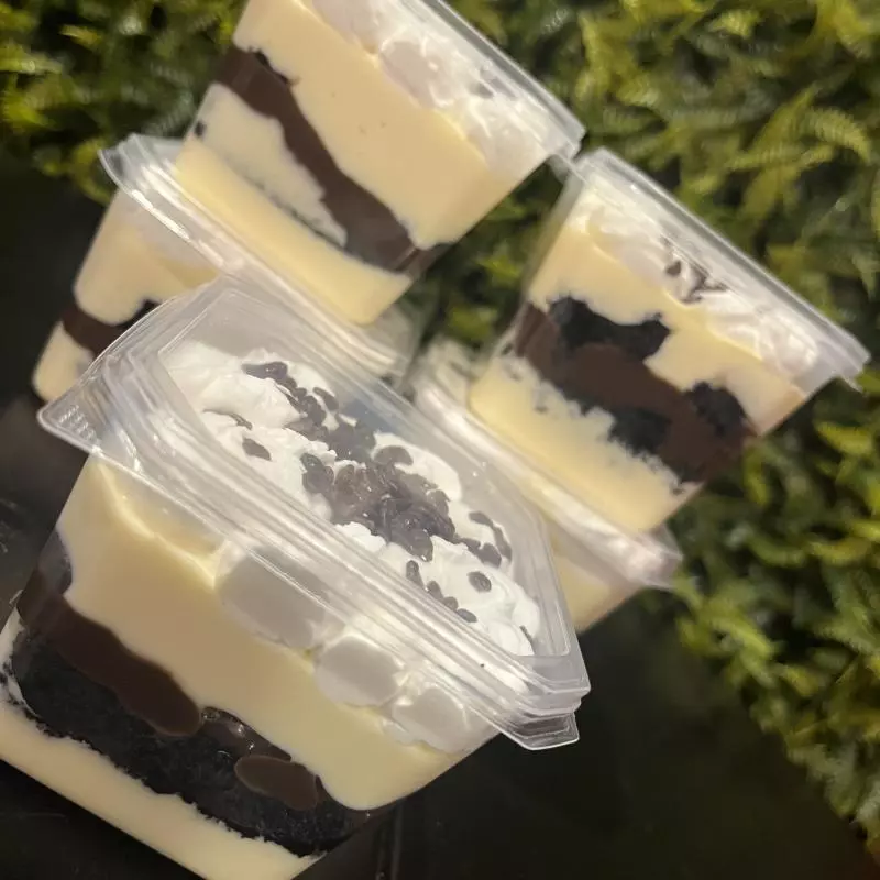 Chocolate com mousse de maracuja