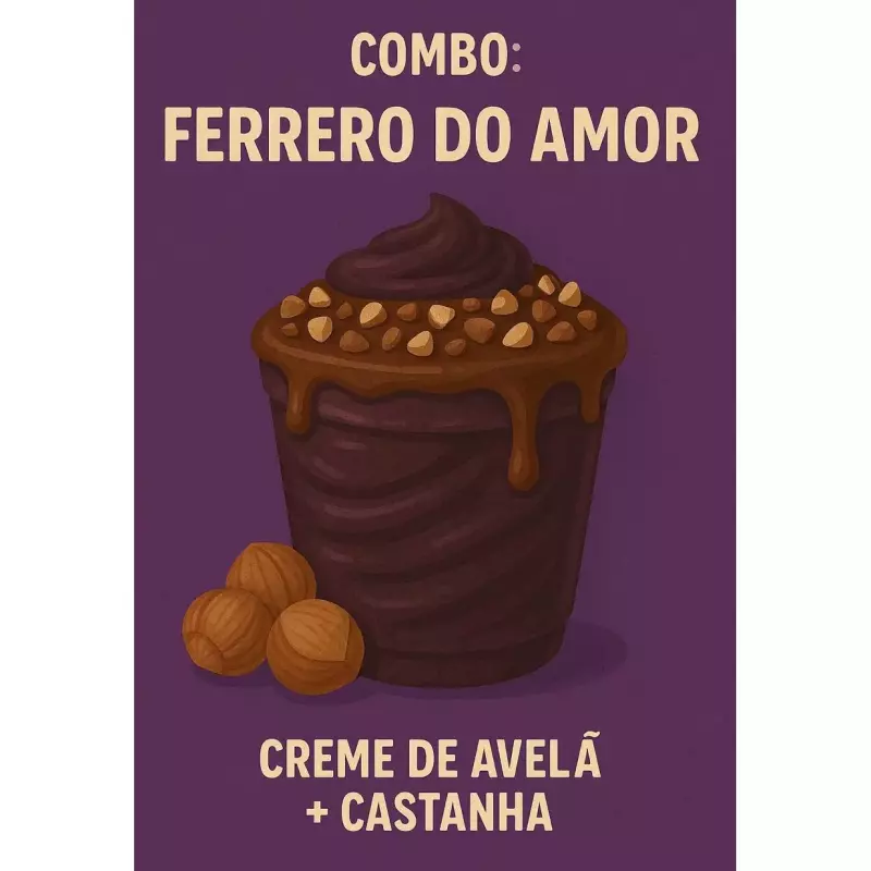 Creme de Avelã + Castanha 🌰💛 400ml