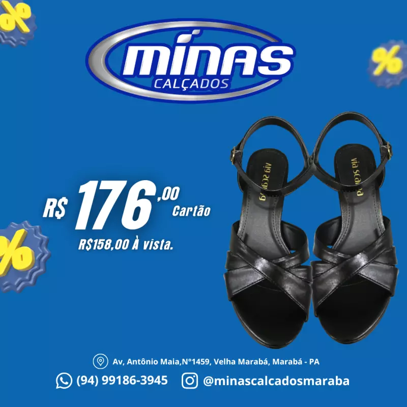 Sandália Preta RF:14513