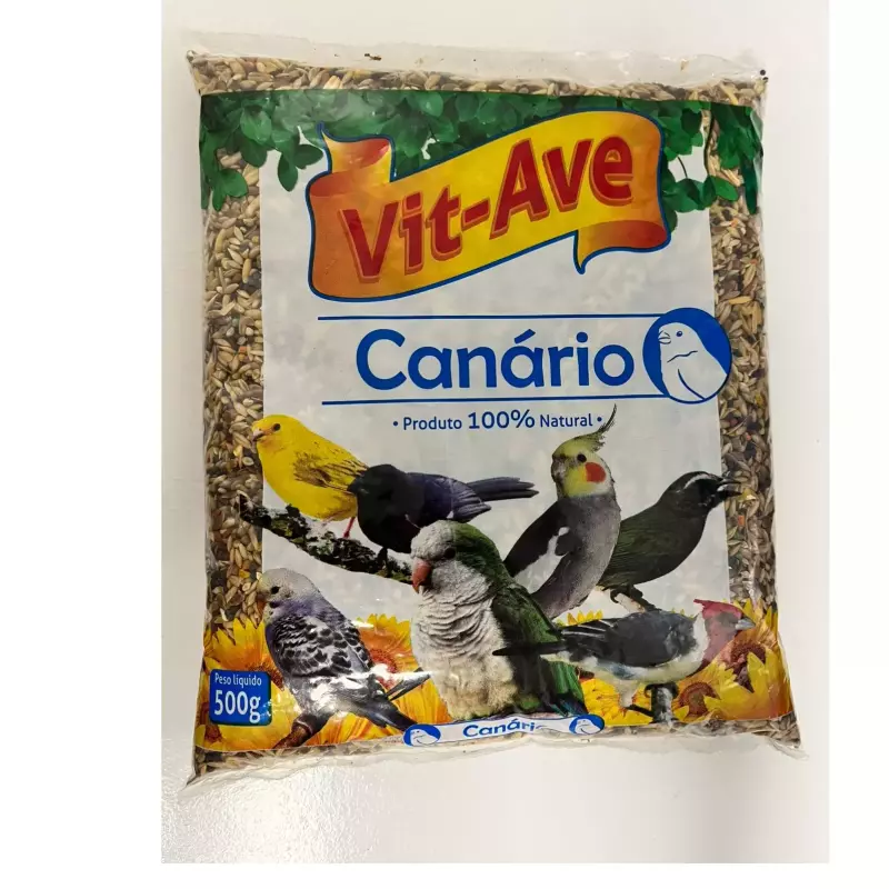 RAÇÃO PÁSSARO CANÁRIO VIT AVE 500G
