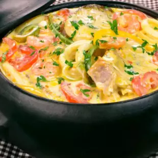 MOQUECA DE POLVO C/ PEIXE