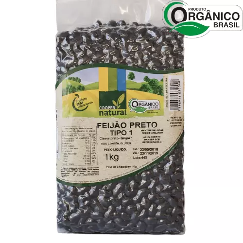 Feijão Preto Orgânico 1kg