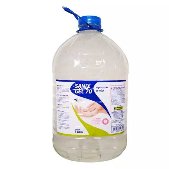 Álcool Sanitizante Gel Sanix 70º 5L