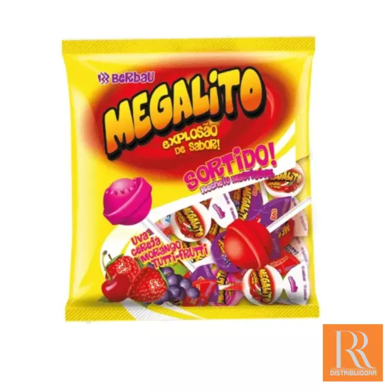Pirulito Megalito Sortido 1kg