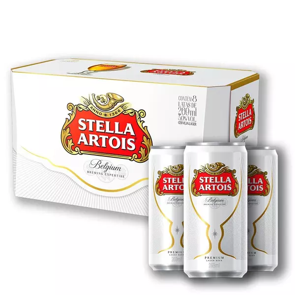 Fardo Stella Artois 8un 269ml