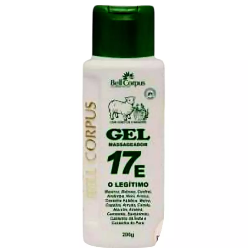 Gel massageador 17 ervas Bell corpus