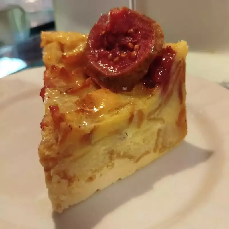 Flan de pan de yuca