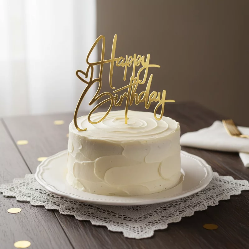 T-165 TOPPER HAPPY BIRTHDAY -10X9CM