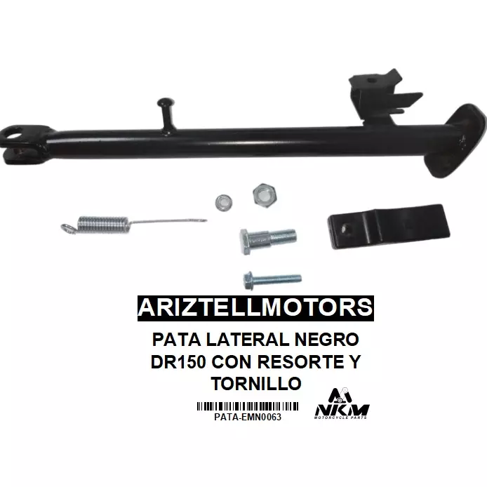 PATA LATERAL DR150 CON RESORTE Y TOR