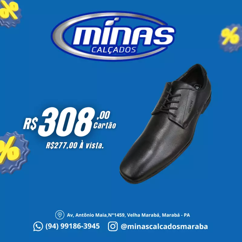 Sapato Preto RF:44652