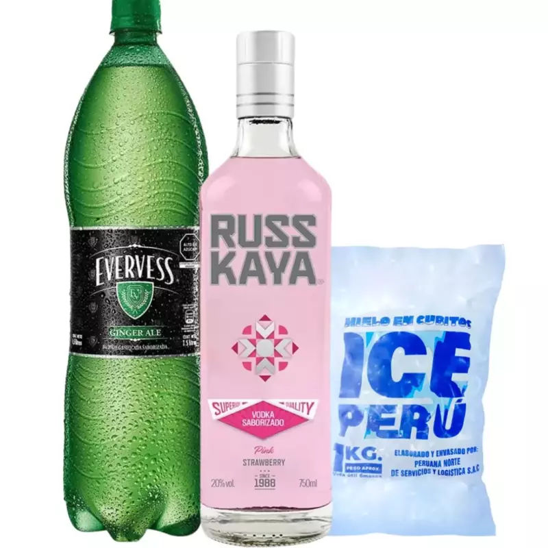 Combo Vodka Russkaya Sabores